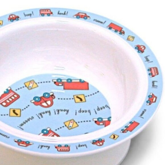 NWT Sugarbooger Covered Suction Bowl Set Cars Vroom - Picture 4 of 5